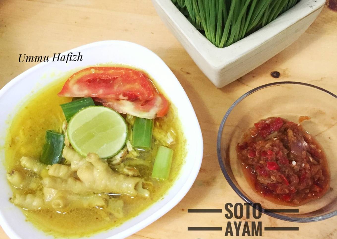 Soto ayam ceker