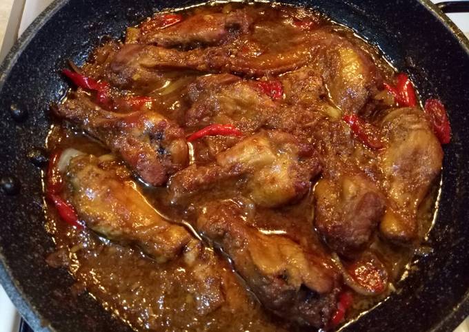 Ayam kecap saos inggris