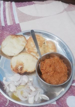 A picture of Delicious pav bajii.