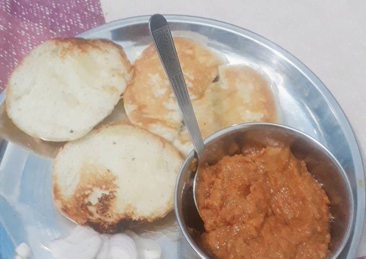 Recipe of Quick Delicious pav bajii