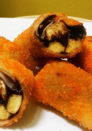 Foto resep Risoles pisang cokelat lumer