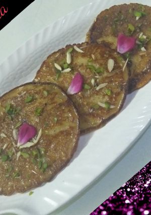 A picture of Wheat flour Maalpua.
