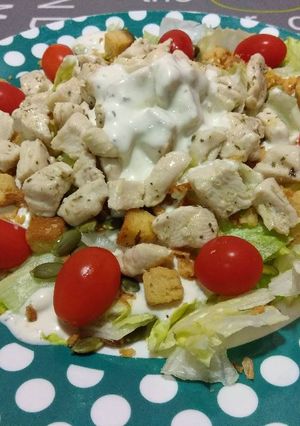 Una foto de Ensalada César crujiente