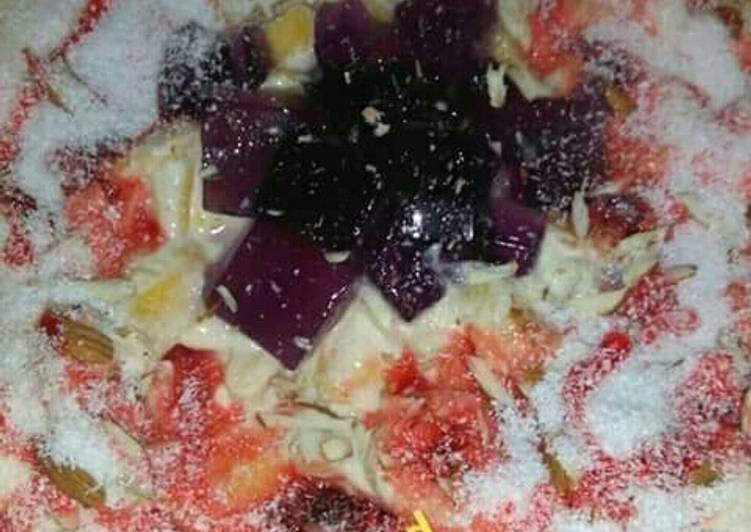 How to Prepare Quick Jello Ice Fruit #FunWithFruits  #CookpadRamadanKSath  #Cooking Special