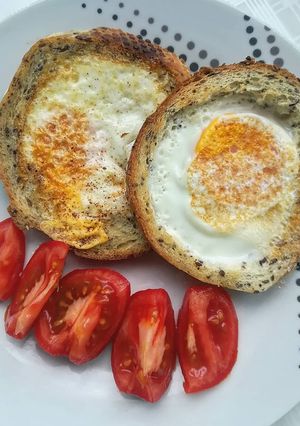 Tükörtojás másképpen recept fotója