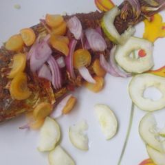 A picture of Roasted fish.