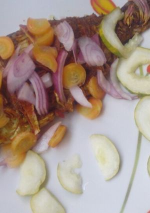 A picture of Roasted fish.
