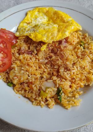 Foto resep Nasi goreng merah/tanpa kecap