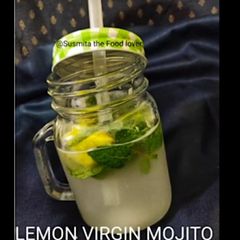 A picture of Lemon virgin mojito.