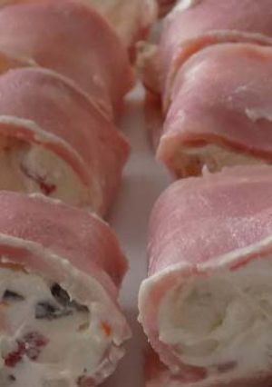 Una foto de Rollitos de jamón cocido