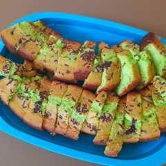 A picture of Bolu pandan sederhana.