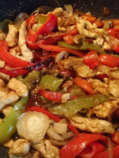 Una foto de Fajitas