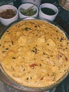 A picture of Shahi Paneer with leftover paneer tikka.