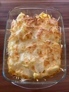 Krémes rakott krumpli recept fotója