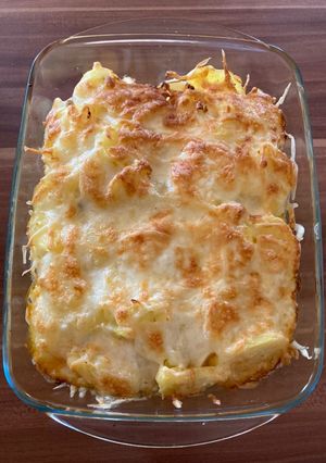 Krémes rakott krumpli recept fotója