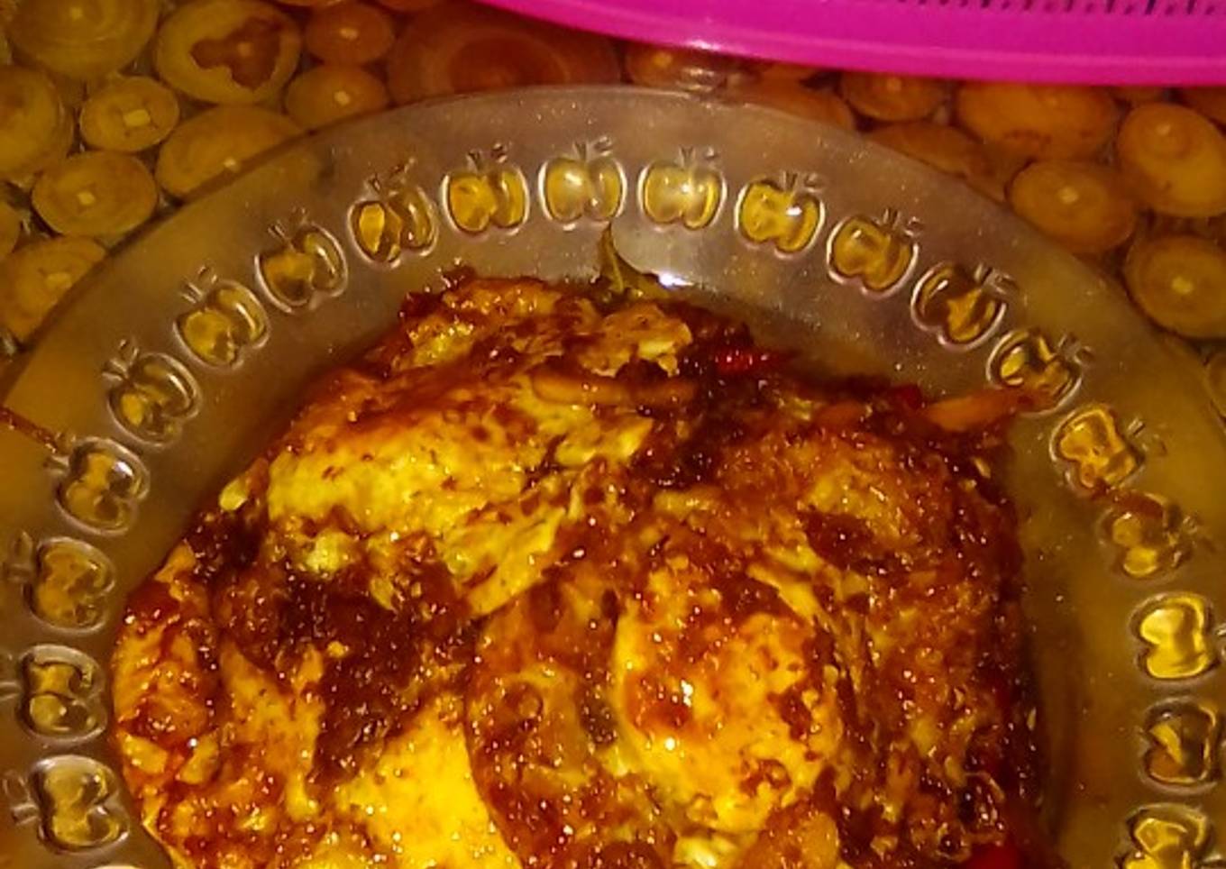 Telur Mata Sapi Bumbu Kecap Pedas