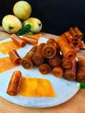 Aam Papad or Mango Fruit Leather Sun-dried