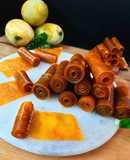Aam Papad or Mango Fruit Leather Sun-dried