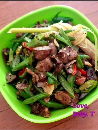 Cara Gampang Membikin Resep Oseng" Mercon Buncis Ati Rempelo yang Uenak Anti Ribet, Bikin Ngiler