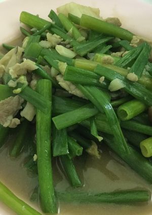 รูปของ กุยช่ายปลาหมู