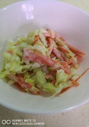 高丽菜胡萝卜沙拉 的食譜成品照片