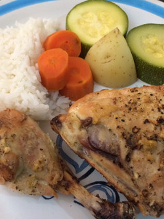 Una foto de Pollo al horno