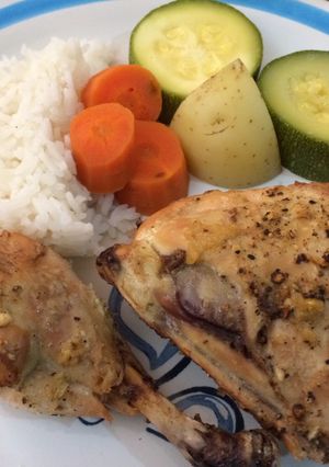 Una foto de Pollo al horno
