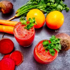 A picture of Beetroot Carrot Smoothie.
