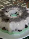 Puding Ormel (Oreo Melon) with vla coklat