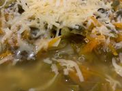 Una foto de sopa de nabos