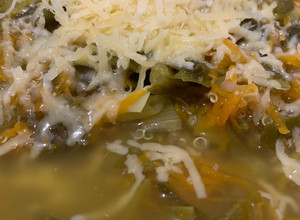 Una foto de Sopa de verduras