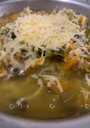Una foto de Sopa de verduras