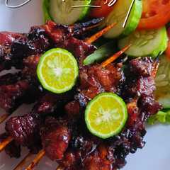 A picture of Sate Daging Sapi Empuk.