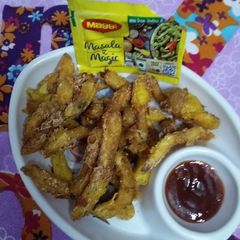 Aloo pakore A picture of Aloo pakore.