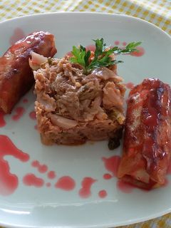 Una foto de Col dos estilos (vegetariana)