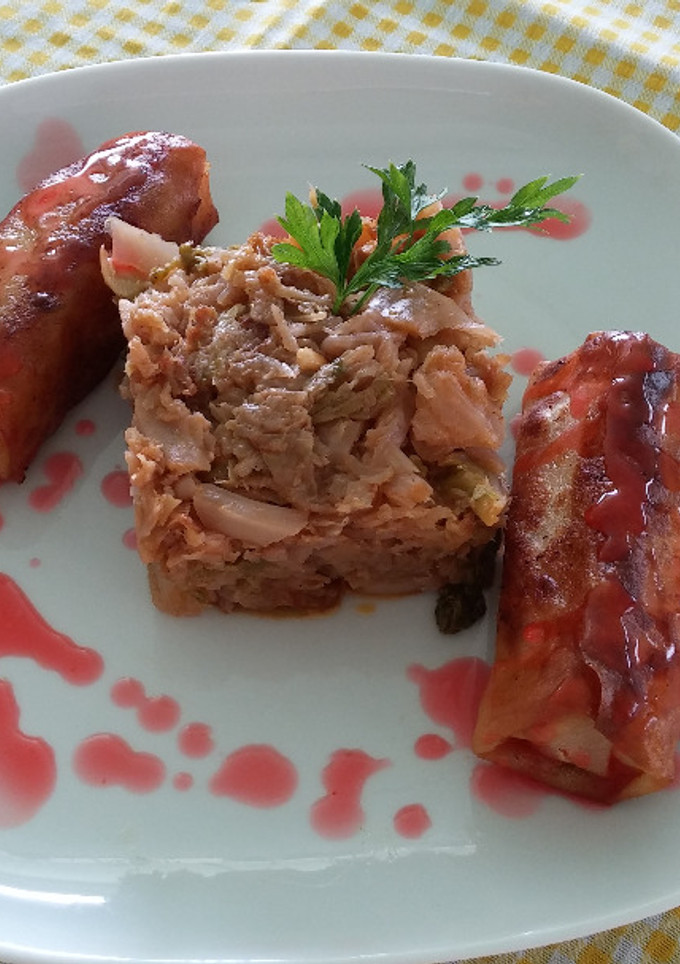 Una foto de Col dos estilos (vegetariana)