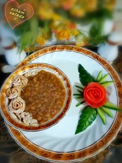 عکسی از دستور عدس سبز الهام پز