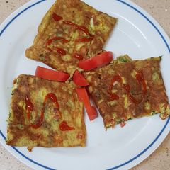 A picture of Masala omelette.