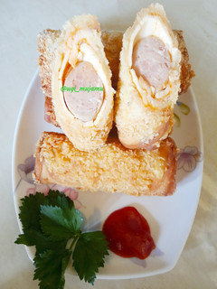 Foto resep Roti Tawar Gulung Sosis