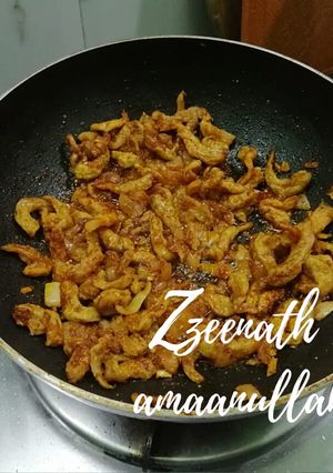A picture of Dry Prawns Masala.