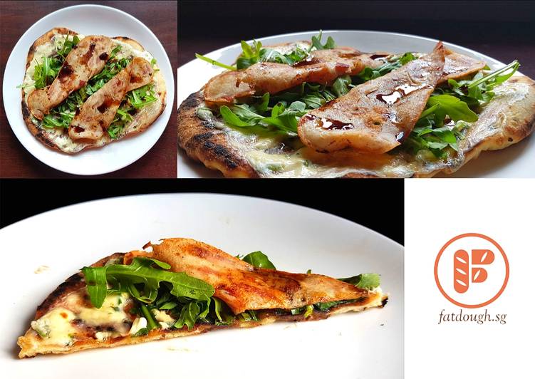 Simple Way to Make Quick My Grilled Pizza: The Arugula-Chicken-Bacon