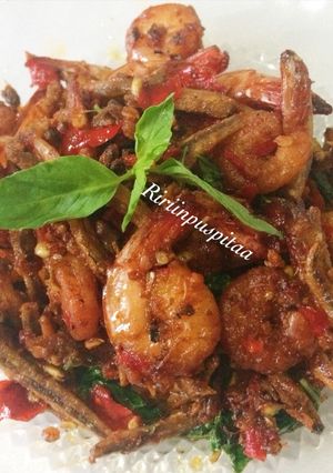 Foto resep Udang balado teri