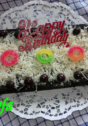 Foto resep Kue Ultah sederhana