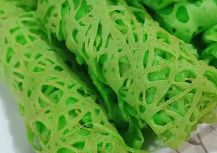 Resepi Roti Jala Pandan yang Murah