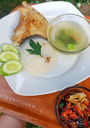Foto resep Ayam Pek Cam Kee - Hainan Chicken