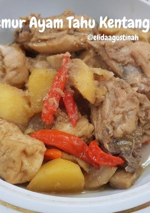Foto resep Semur Ayam Tahu Kentang