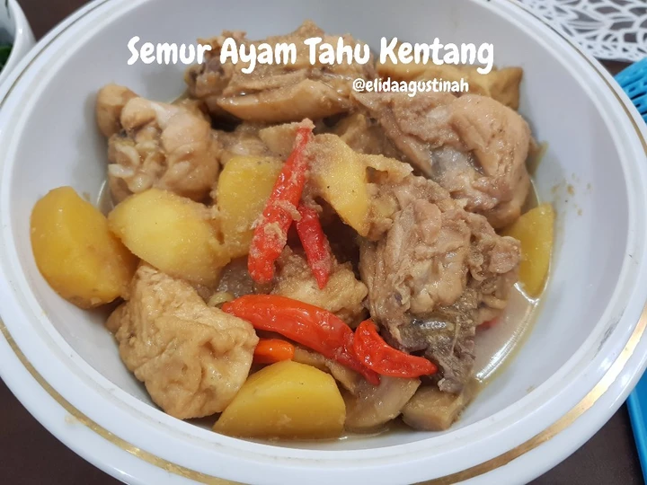Langkah Gampang Menyiapkan Resep Semur Ayam Tahu Kentang yang Lezat Anti Ribet, Bisa Manjain Lidah
