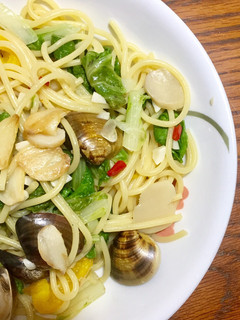 蒜香辣炒蛤蜊義大利麵🍝🌶 的食譜成品照片