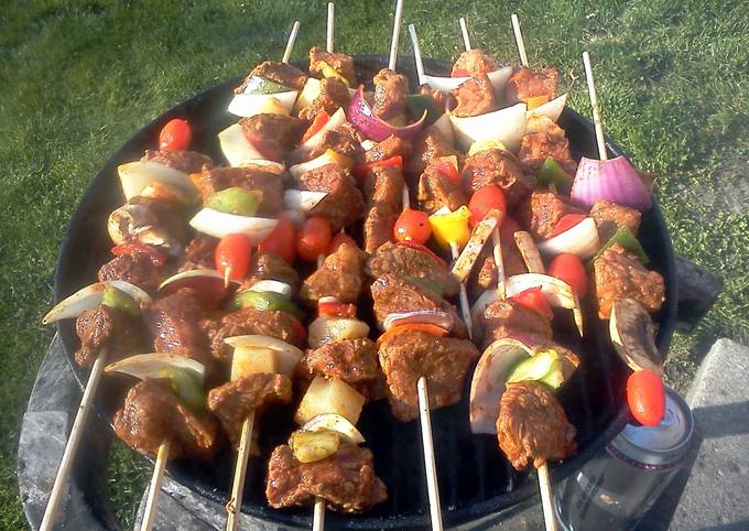 Easiest Way to Prepare Perfect Grilled chicken shish kabobs