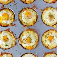 A picture of Innovative recipe for bake egg.